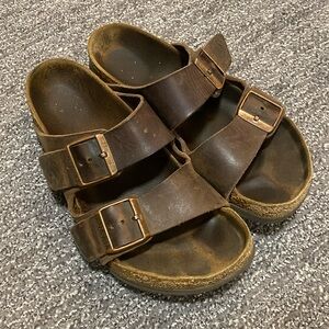 Birkenstock hard sole sandals - women’s size 38 - loved to DEATH